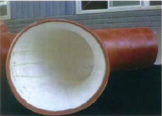 贴片耐磨陶瓷煤粉管道、弯头